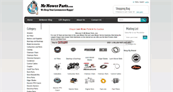 Desktop Screenshot of mrmowerparts.com