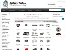 Tablet Screenshot of mrmowerparts.com